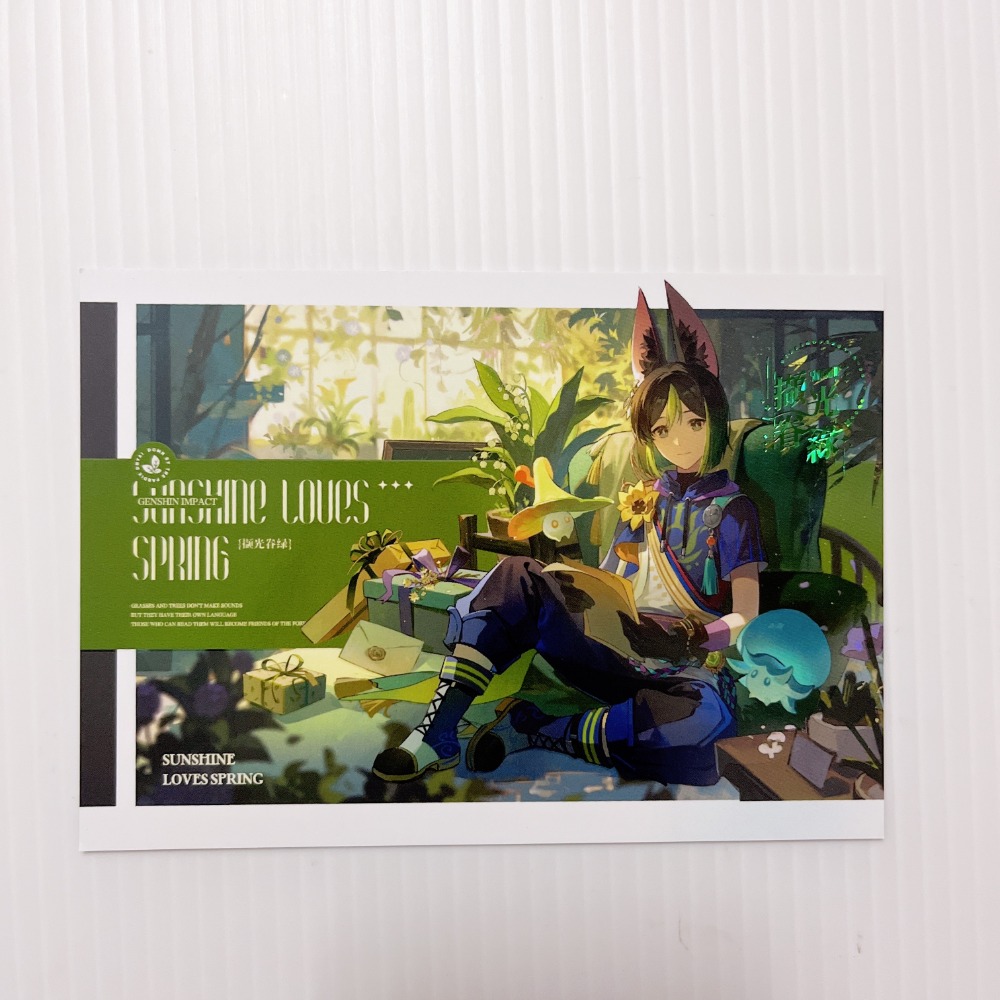 現貨🎐風精靈🎐原神同人｜提納里 須彌 拍立得 明信片 徽章 吊飾 方卡 小麻將 透卡 原神周邊 原神週邊-規格圖2