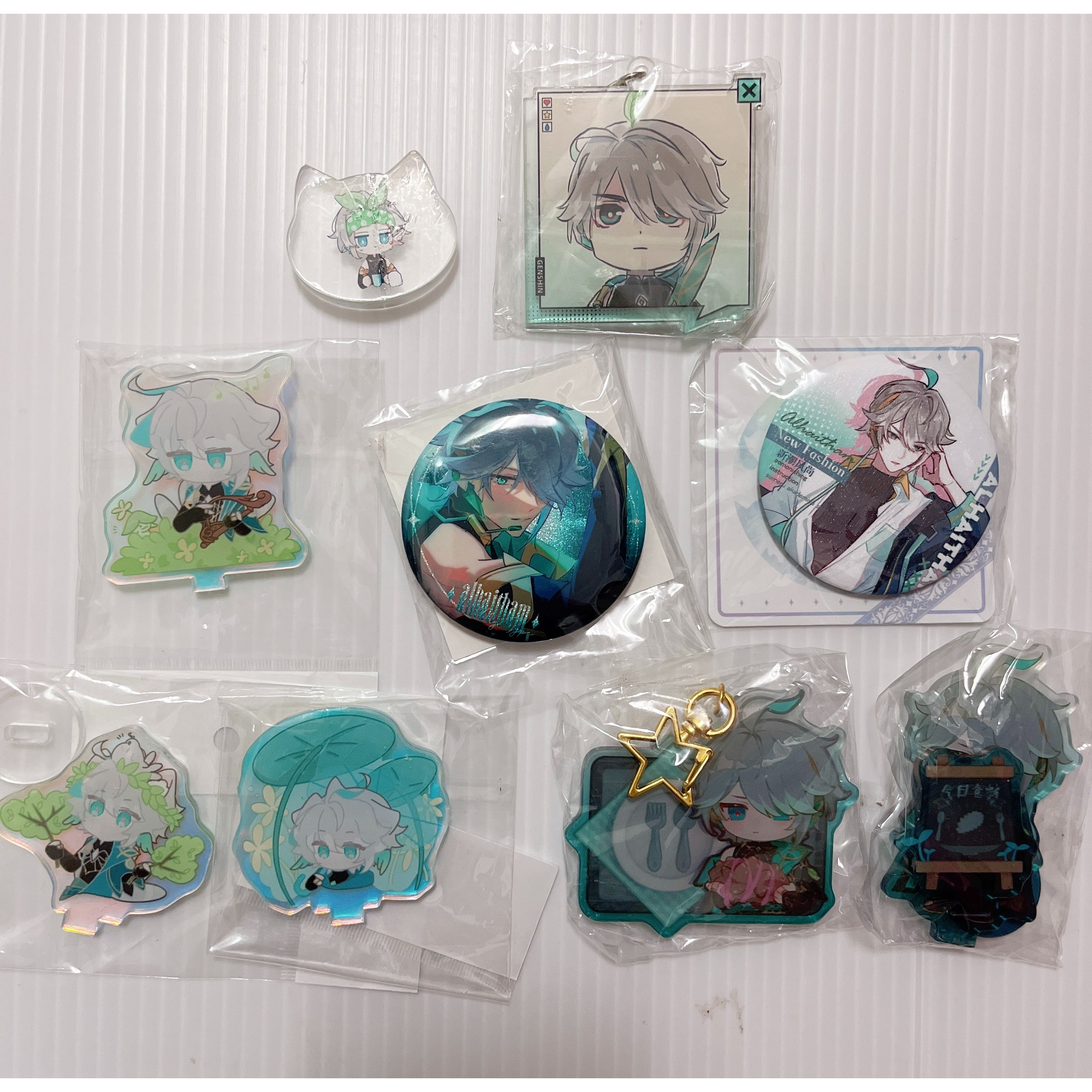 現貨🎐風精靈🎐原神同人｜艾爾海森 須彌 拍立得 明信片 徽章 色紙 吊飾 方卡 票根 鐳射票 原神周邊 原神週邊-細節圖2