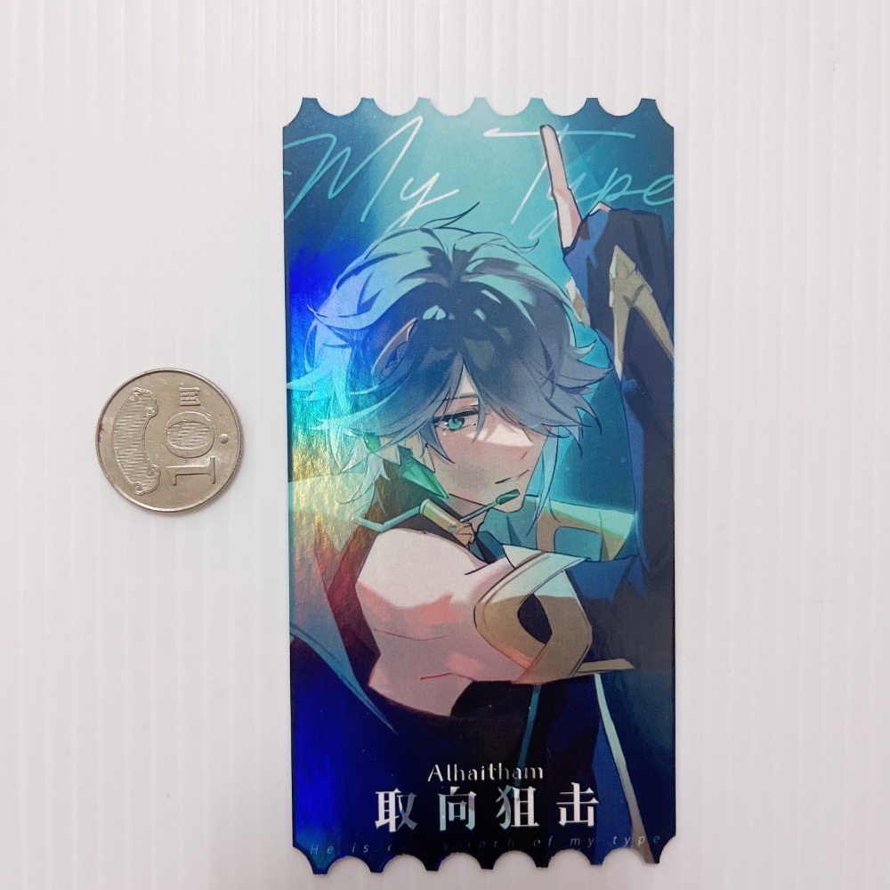 現貨🎐風精靈🎐原神同人｜艾爾海森 須彌 拍立得 明信片 徽章 色紙 吊飾 方卡 票根 鐳射票 原神周邊 原神週邊-規格圖5