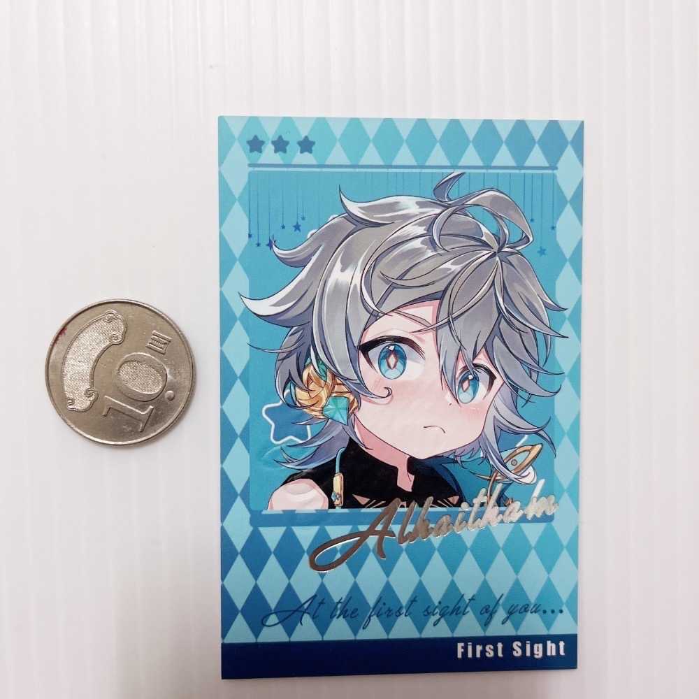 現貨🎐風精靈🎐原神同人｜艾爾海森 須彌 拍立得 明信片 徽章 色紙 吊飾 方卡 票根 鐳射票 原神周邊 原神週邊-規格圖5