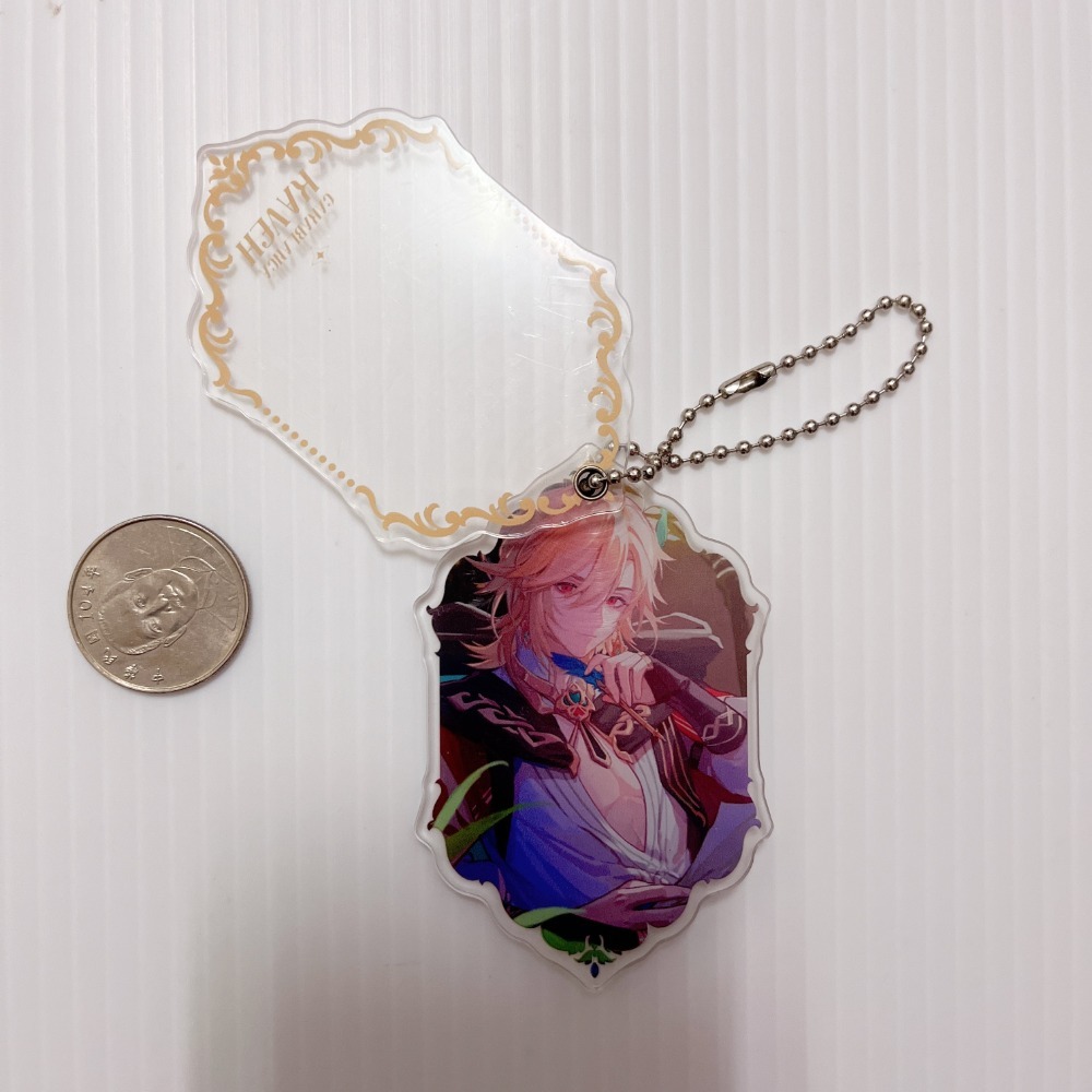 12 雙片壓克力吊飾（未撕膜）