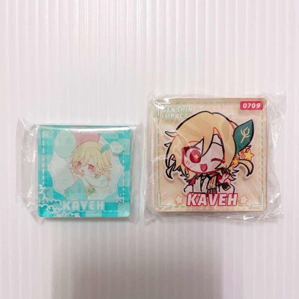 現貨🎐風精靈🎐原神同人｜卡維 須彌 拍立得 明信片 徽章 吊飾 小麻將 透卡 色紙 鐳射票 原神周邊 原神週邊-規格圖3