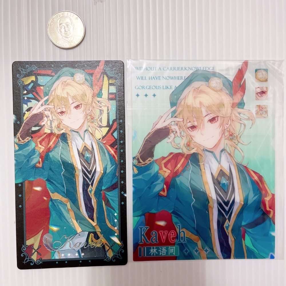 現貨🎐風精靈🎐原神同人｜卡維 須彌 拍立得 明信片 徽章 吊飾 小麻將 透卡 色紙 鐳射票 原神周邊 原神週邊-規格圖3