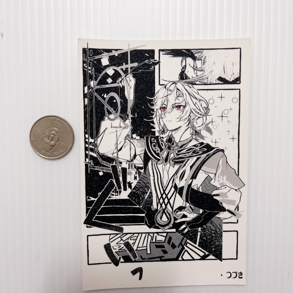 現貨🎐風精靈🎐原神同人｜卡維 須彌 拍立得 明信片 徽章 吊飾 小麻將 透卡 色紙 鐳射票 原神周邊 原神週邊-規格圖3