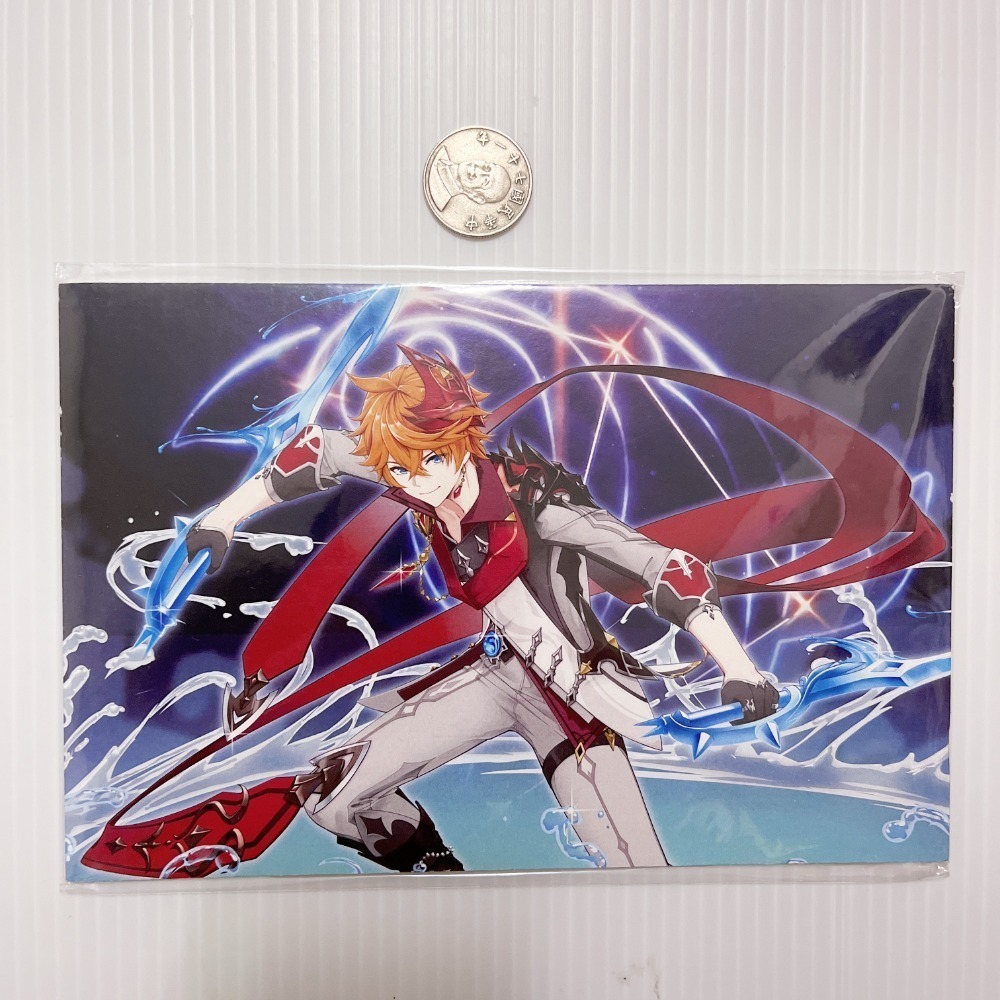 現貨🎐風精靈🎐原神同人｜達達利亞 公子 拍立得 明信片 透卡 鐳射票 色紙 金屬書籤 紙夾相卡 原神周邊 原神週邊-規格圖4