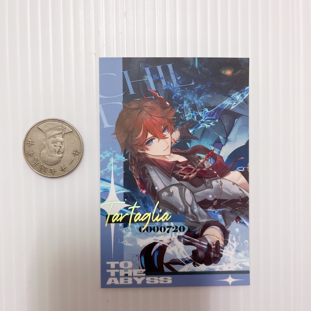 現貨🎐風精靈🎐原神同人｜達達利亞 公子 拍立得 明信片 透卡 鐳射票 色紙 金屬書籤 紙夾相卡 原神周邊 原神週邊-規格圖4