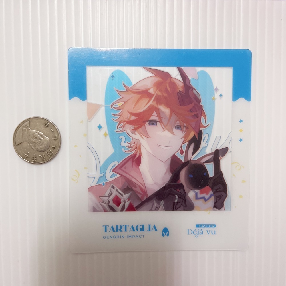 現貨🎐風精靈🎐原神同人｜達達利亞 公子 拍立得 明信片 透卡 鐳射票 色紙 金屬書籤 紙夾相卡 原神周邊 原神週邊-規格圖4