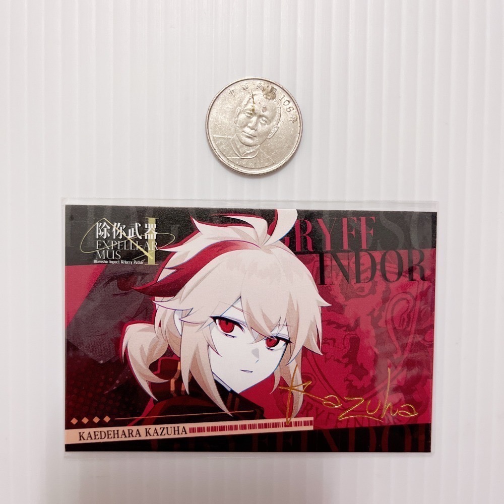 現貨🎐風精靈🎐原神同人｜楓原萬葉 稻妻 拍立得 明信片 徽章 方卡 透卡 票根 紙夾相卡 吊飾 原神周邊 原神週邊-規格圖2