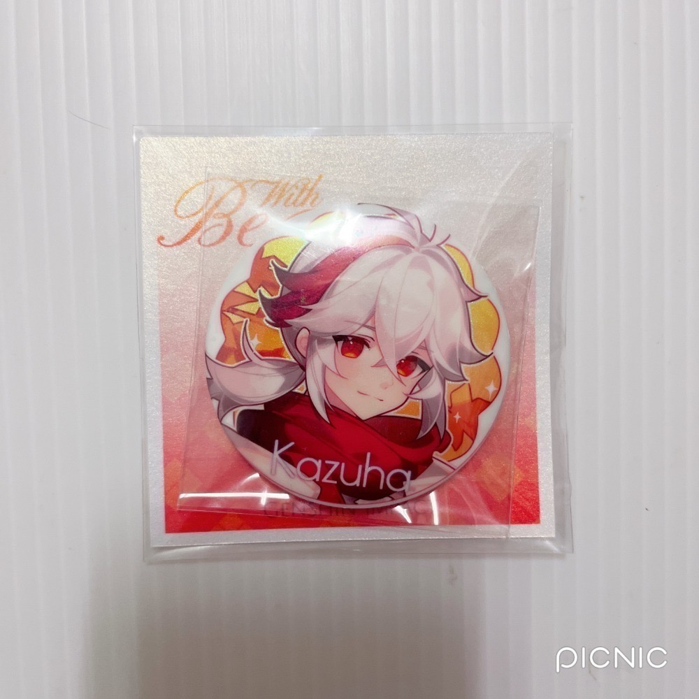 現貨🎐風精靈🎐原神同人｜楓原萬葉 稻妻 拍立得 明信片 徽章 方卡 透卡 票根 紙夾相卡 吊飾 原神周邊 原神週邊-規格圖2