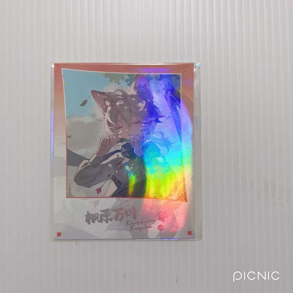 現貨🎐風精靈🎐原神同人｜楓原萬葉 稻妻 拍立得 明信片 透卡 票根 紙夾相卡 方卡 鐳射票 原神周邊 原神週邊-規格圖1