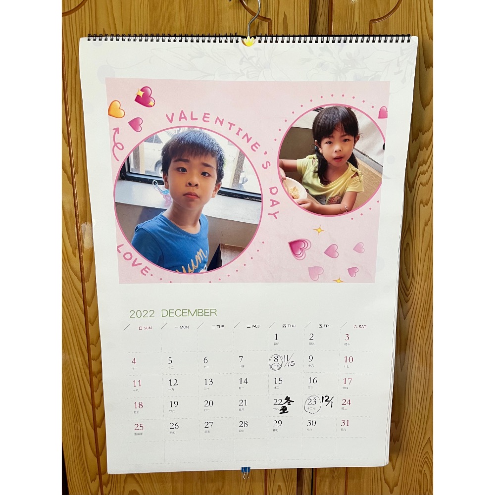 2026年 客製化掛式月曆（大尺寸/小尺寸）-細節圖3