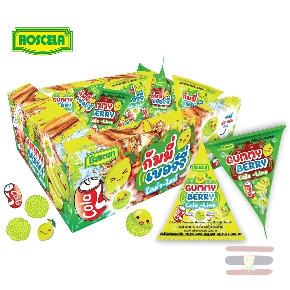 🇹🇭泰國 Roscela 果汁軟糖 15g 超爆汁💦 果凍 Halal清真-規格圖3