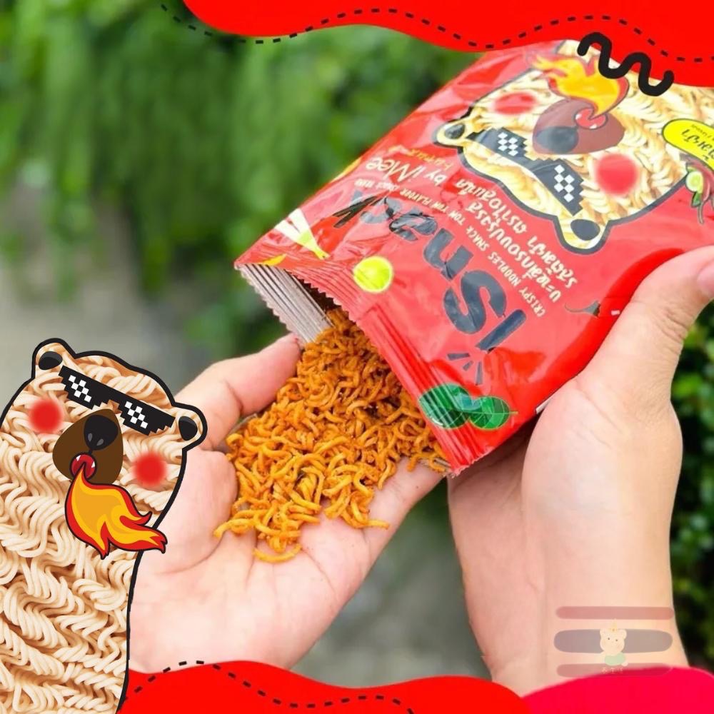 🇹🇭泰國 iSnack 🐻小熊脆麵 原味/冬陰功/酸奶洋蔥 30g 小包好攜帶-細節圖5