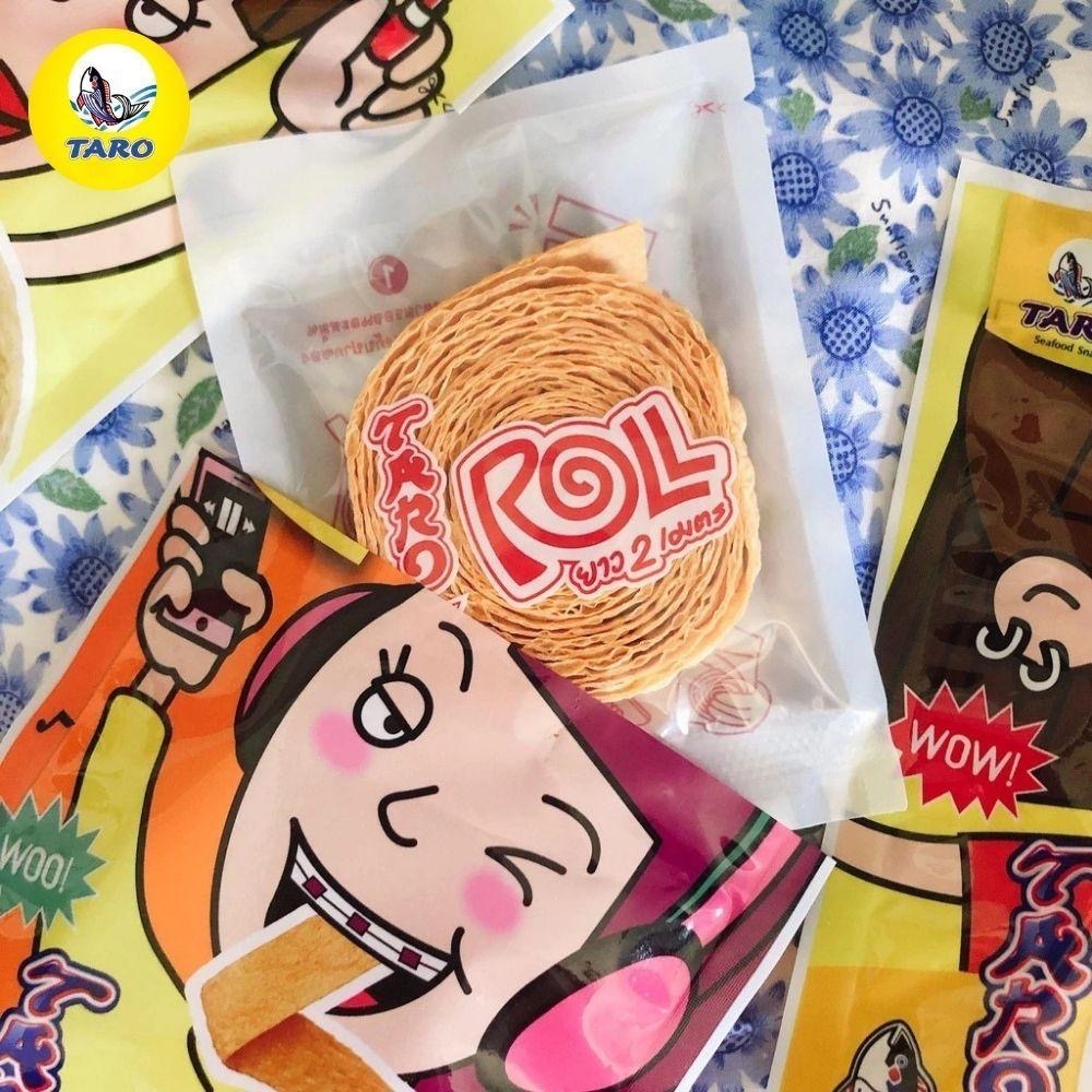 🇹🇭泰國 Taro Roll 超長鱈魚香絲 香濃原味/韓式海苔/BBQ燒烤 13g-細節圖2