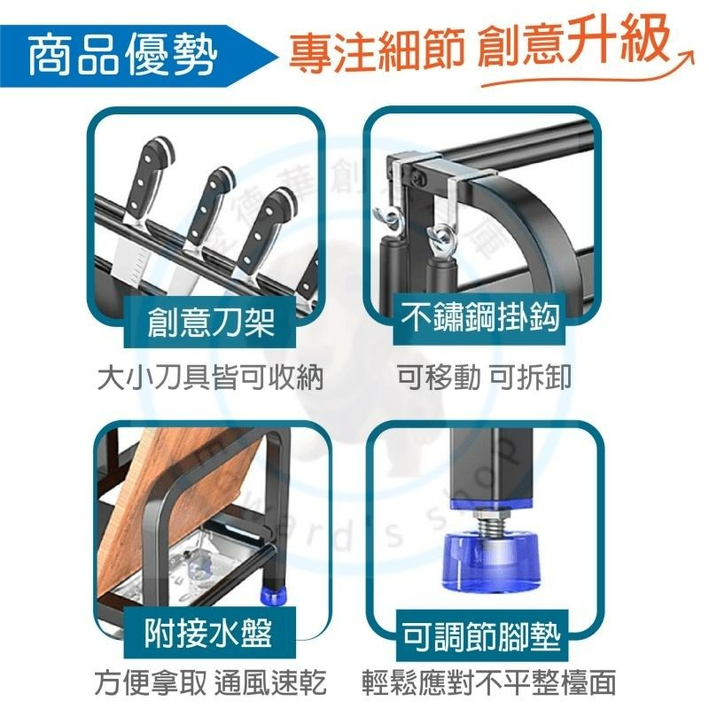 【台中現貨折價券】廚房置物架 調味料架 調味料收納架 廚房 置物架 壁掛 調味罐收納架 不銹鋼 收納櫃 層架 廚房-細節圖2