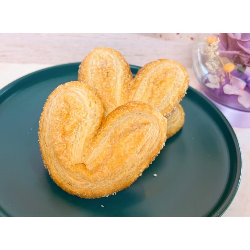 【杏仁菓子餅乾屋】法式可頌大蝴蝶酥 5片/包 奶油千層空氣感 奶素 下午茶點心 伴手禮-細節圖2