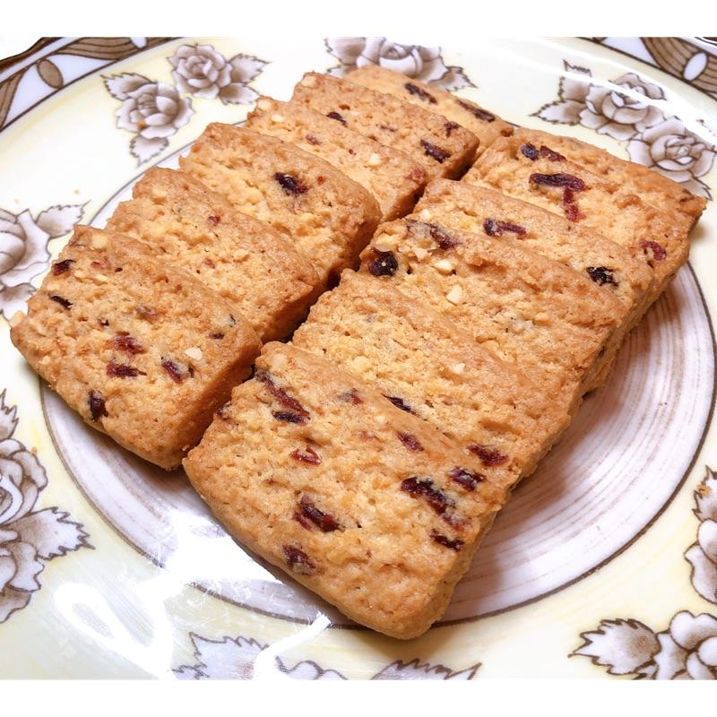 【杏仁菓子餅乾屋】蔓越莓椰子手工餅乾 320g盒裝 約33片 蛋奶素 三盒優惠 下午茶 伴手禮-細節圖2