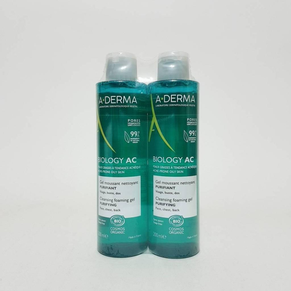 A-DERMA 艾芙美新葉控油清爽潔膚凝膠200ml ☆ 公司貨-細節圖2
