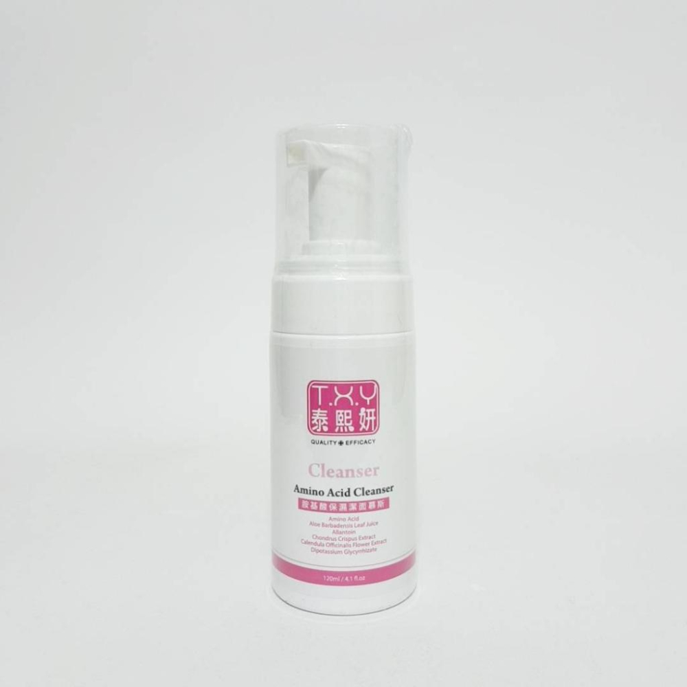 TXY 泰熙妍胺基酸保濕潔面慕斯120ml /果酸控油潔面慕斯120ml /柔膚煥顏潔面慕斯120ml  & 500ml-細節圖2
