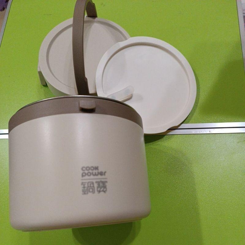 鍋寶 不銹鋼雙層手提餐盒1.2L-細節圖2