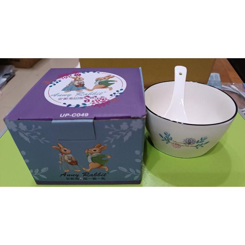 安妮兔方形一碗一匙 up-c049-細節圖3