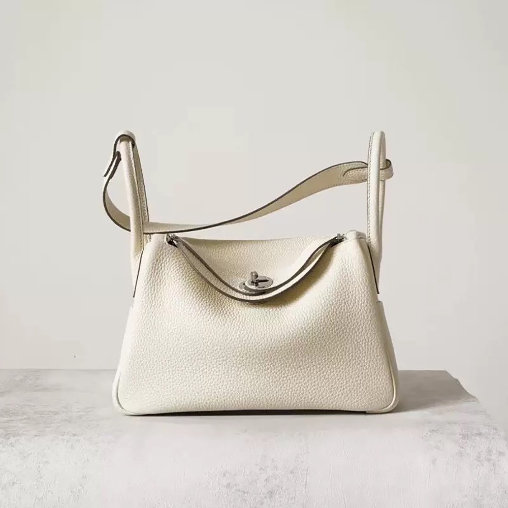 【愛戀花草】真皮時尚手提肩背包 (琳迪包款、頂級小牛皮、男女適用、低調奢華無LOGO、F008)-細節圖4