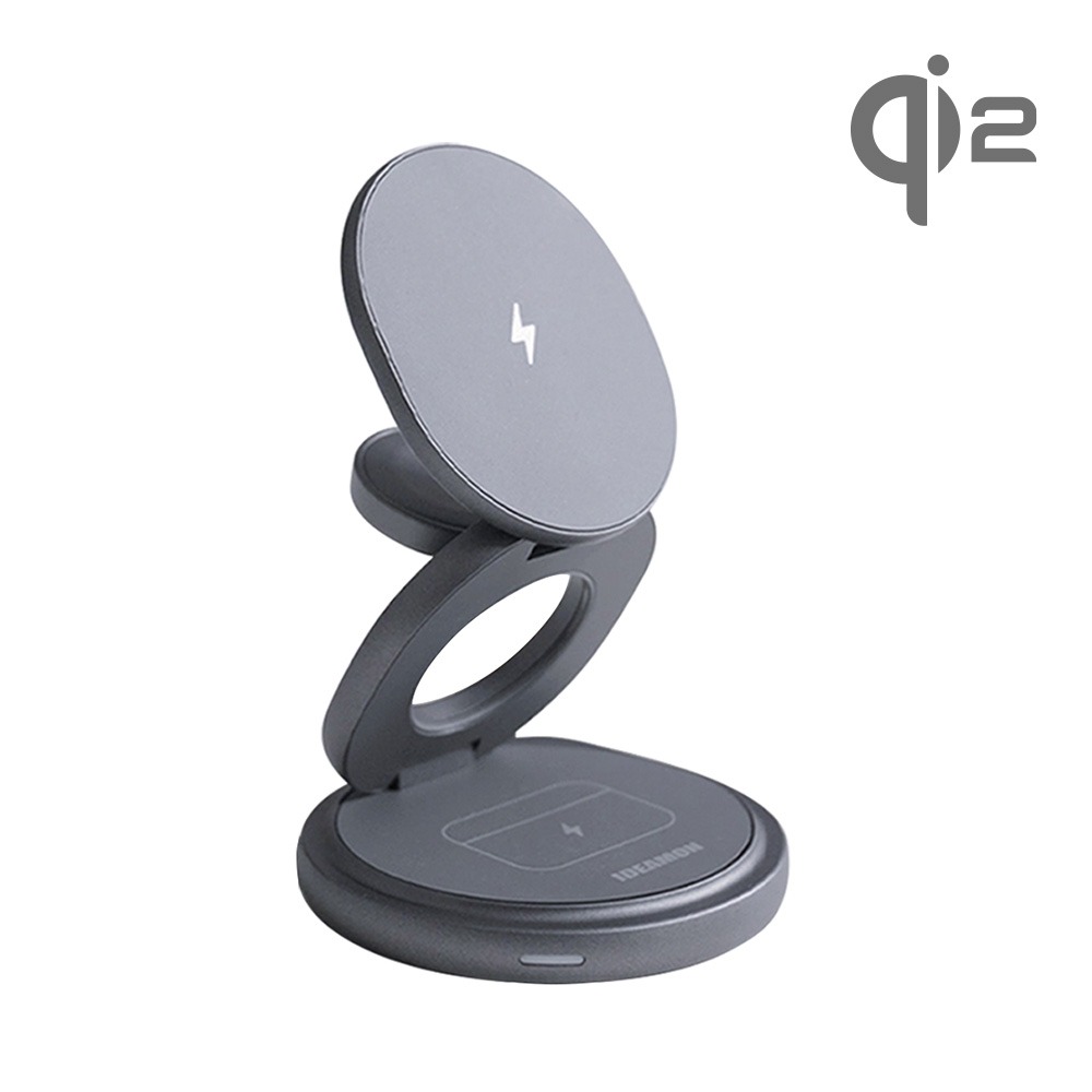 IDEAMON 怪獸選物 3 in 1 磁吸旋轉折折充 Qi/Qi2雙規格 支援IPhone 17 可折疊 旋轉 充電座-規格圖7