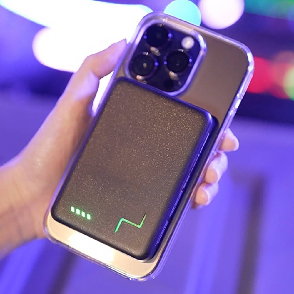 IDEAMON 怪獸選物 Magsafe 磁吸行動電源 5000 mAh 黑白兩色可選 支援IPhone 17-細節圖2