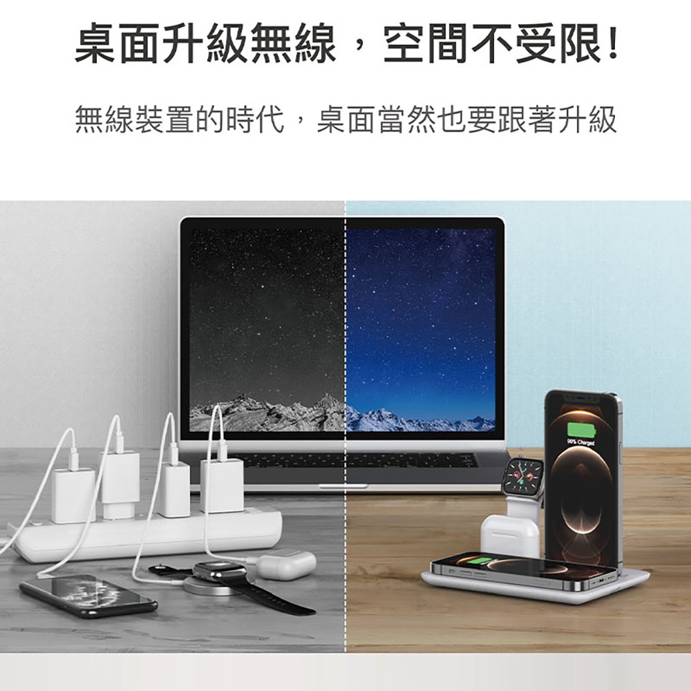IDEAMON 怪獸選物 4 in 1 極速充電座-細節圖3