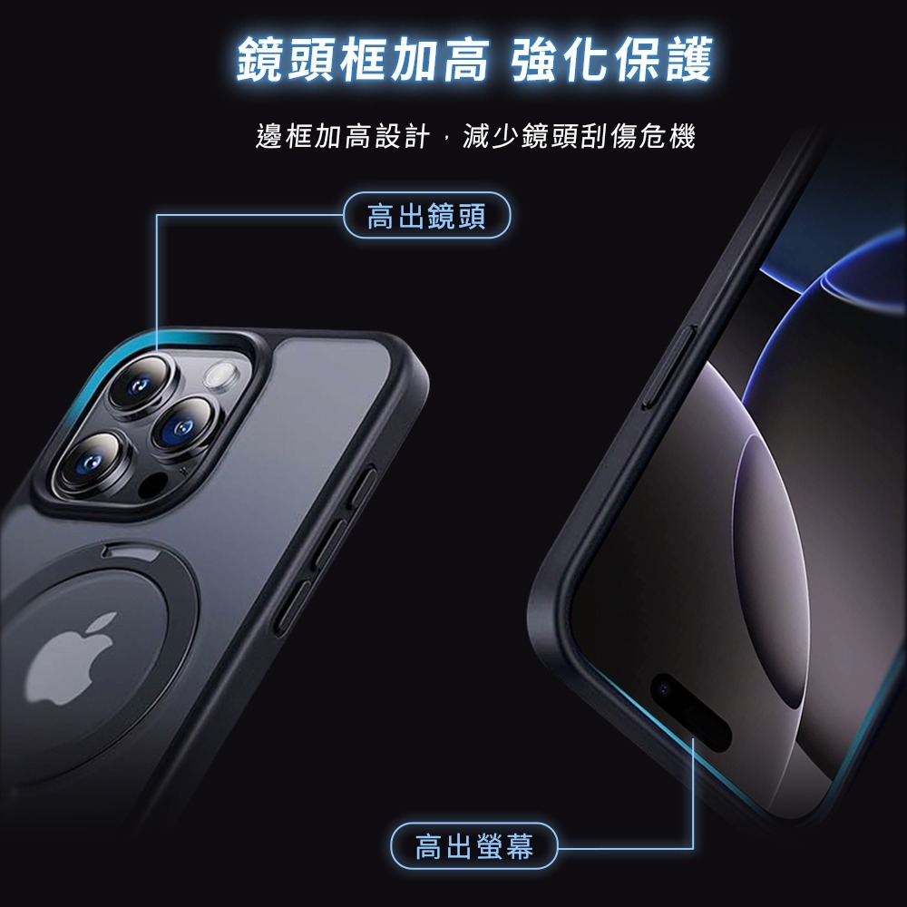 IDEAMON 怪獸選物 磁吸支架防摔手機殼 (MagSafe專用) 黑色 (IPhone 15系列)-細節圖10