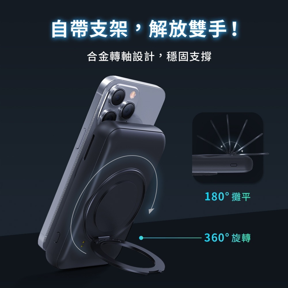 【怪獸選物IDEAMON】MagCold凍能充3in1無線磁吸行動充電座-細節圖8