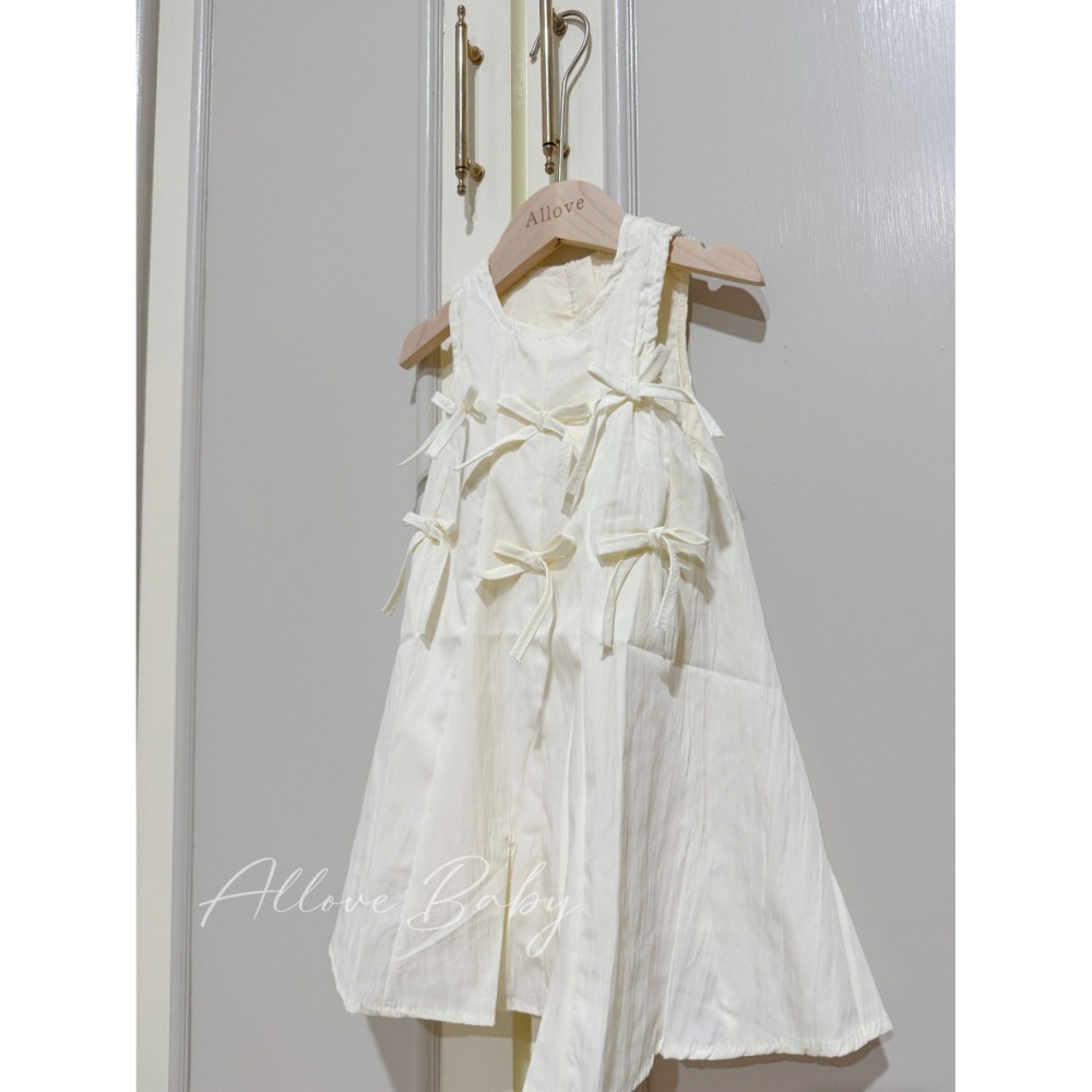 優雅蝴蝶結裙-細節圖3