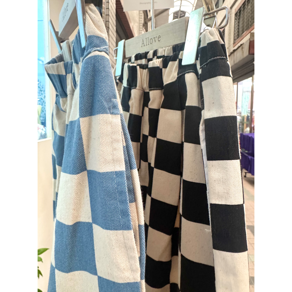 棋盤格短褲（有口袋）-細節圖2