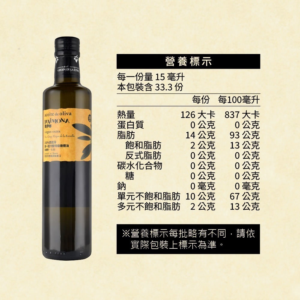 DIH【囍瑞BIOES】瑪伊娜嚴選100%冷壓初榨特級橄欖油500ml-效期2028/3/8-細節圖8