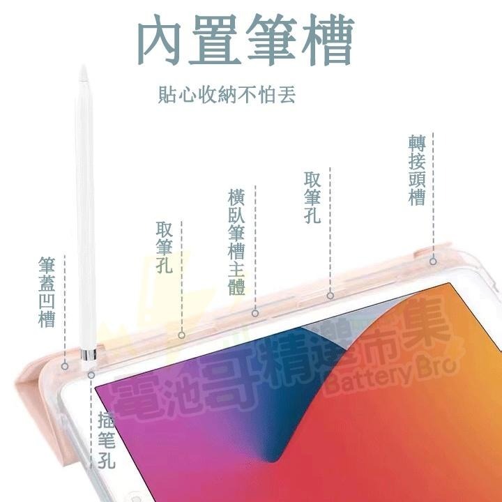 IPAD 保護殼 IPADMini 三折款 變形款 Pro11 / Air4 / Mini6 保護套 觸控筆-細節圖4