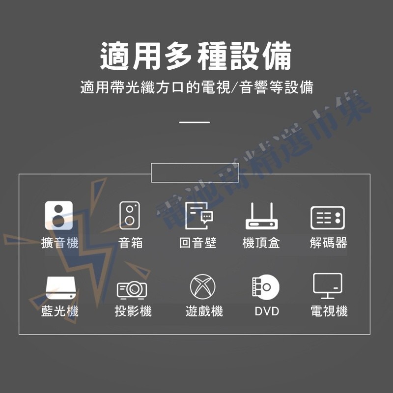 【現貨】光纖音頻線 SPDIF 喇叭線  音源線 方對方連接線 1米 2米 3米 5米 10米 20米 音響 5.1-細節圖3