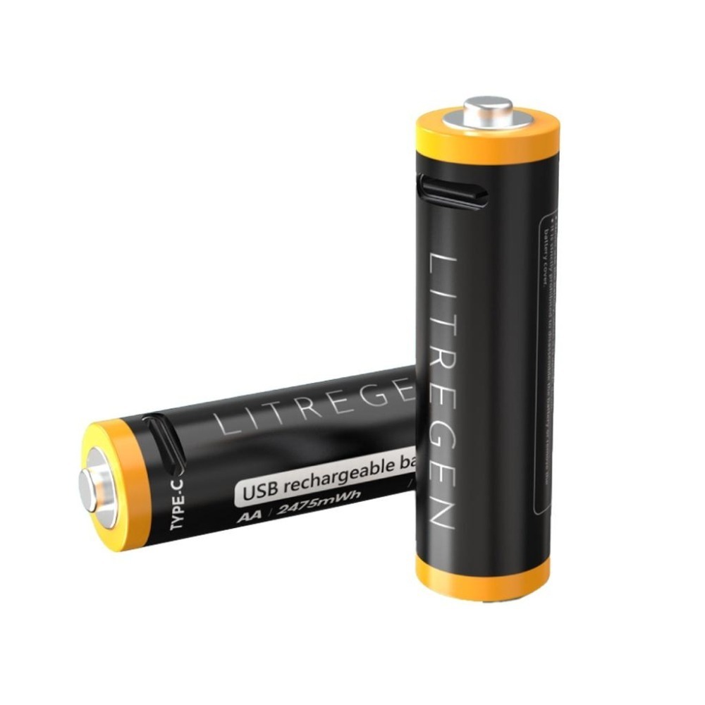 【完整保固】充電電池 3號 4號 POLYBATT 充電鋰電池 恆壓 電池 TYPE-C 1.5V恆壓 USB充電電池-細節圖2