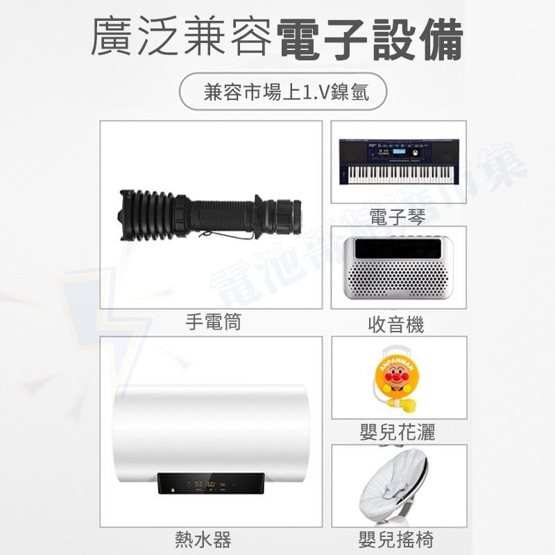 【電池哥】1號 2號 充電電池 鎳氫電池 Type C 充電 電池 USB 快充 免充電器 充滿轉燈 C型 D型-細節圖9