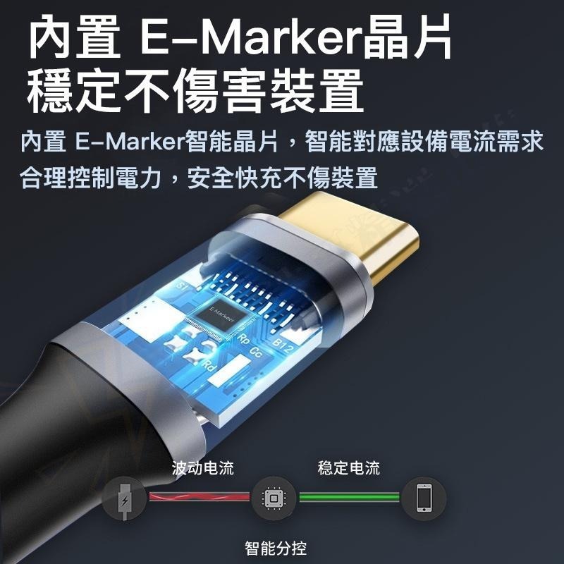 Type-C 直頭 彎頭 延長線 5A快充線 任天堂 Mac 影音傳輸線  10G高速傳輸 筆電 平板充電線  PD快充-細節圖6