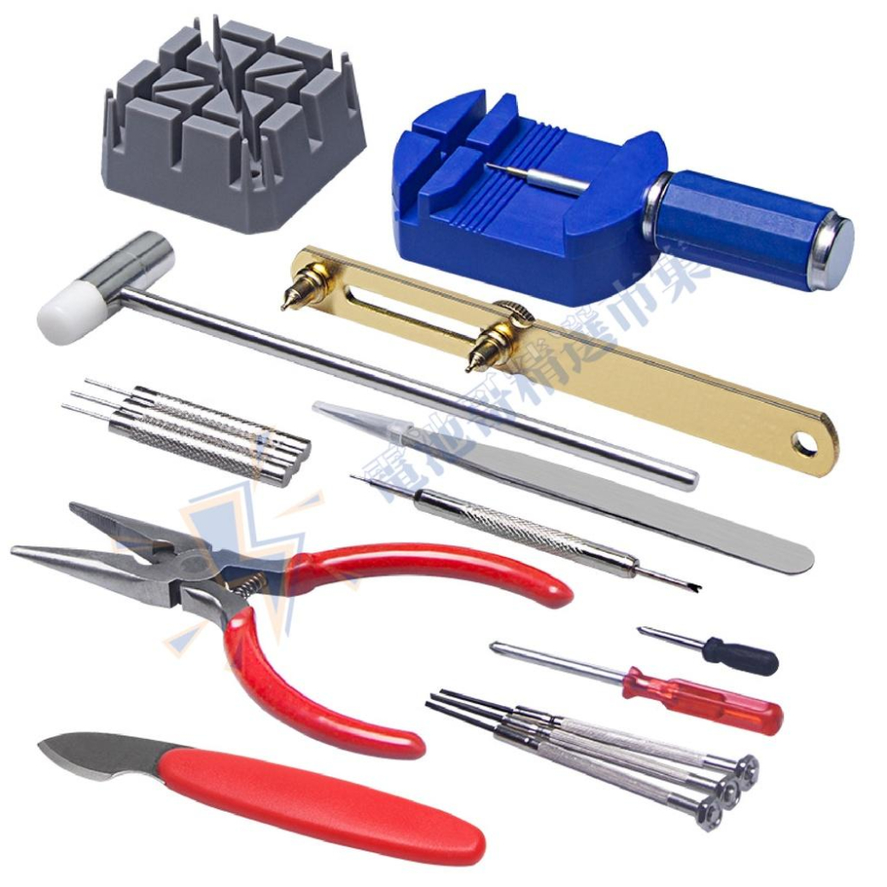 手錶維修工具 手錶工具 拆錶工具 修錶工具組 拆錶帶工具 開錶工具 固定座 手錶換電池 裁剪錶帶 開錶殼 調錶器 拆表器-細節圖3