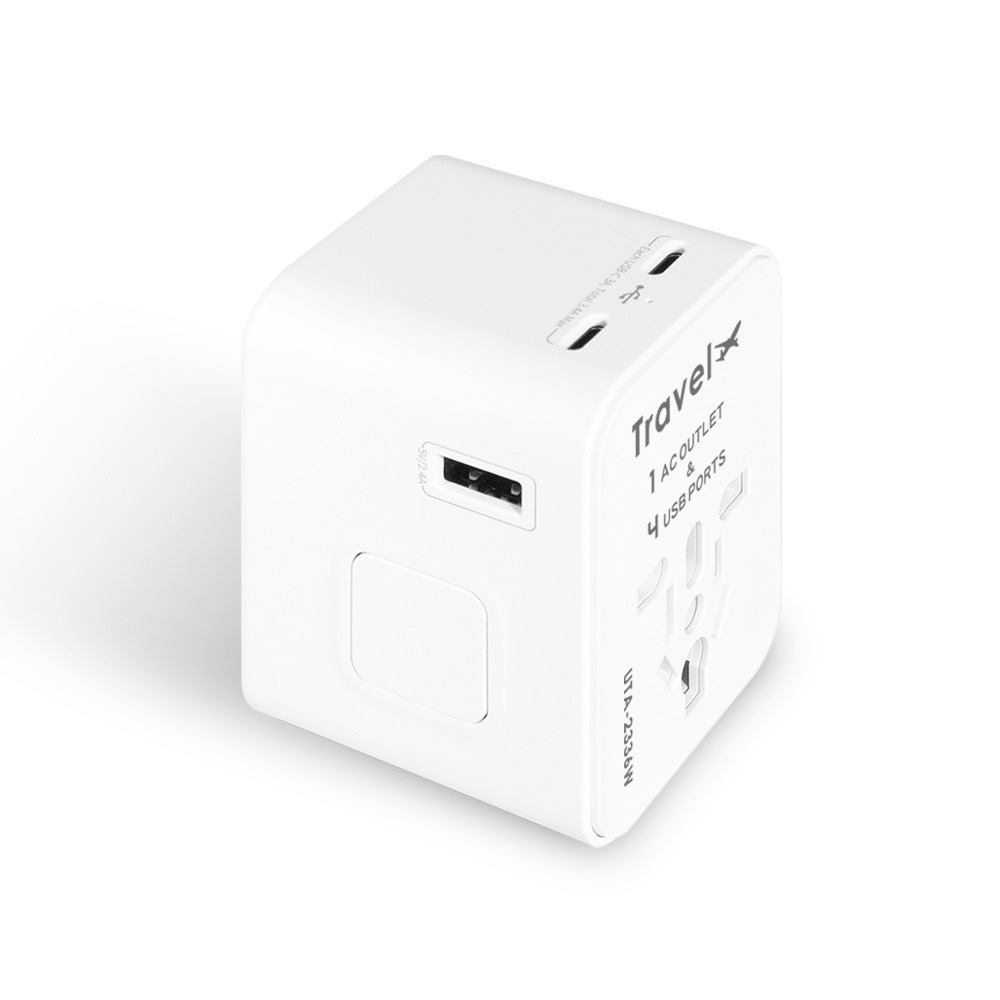 【出國旅行】萬國轉接頭 多國旅行充電器 二合一 雙USB-A+TYPE-C充電器 3.4A  手機、筆電-規格圖10