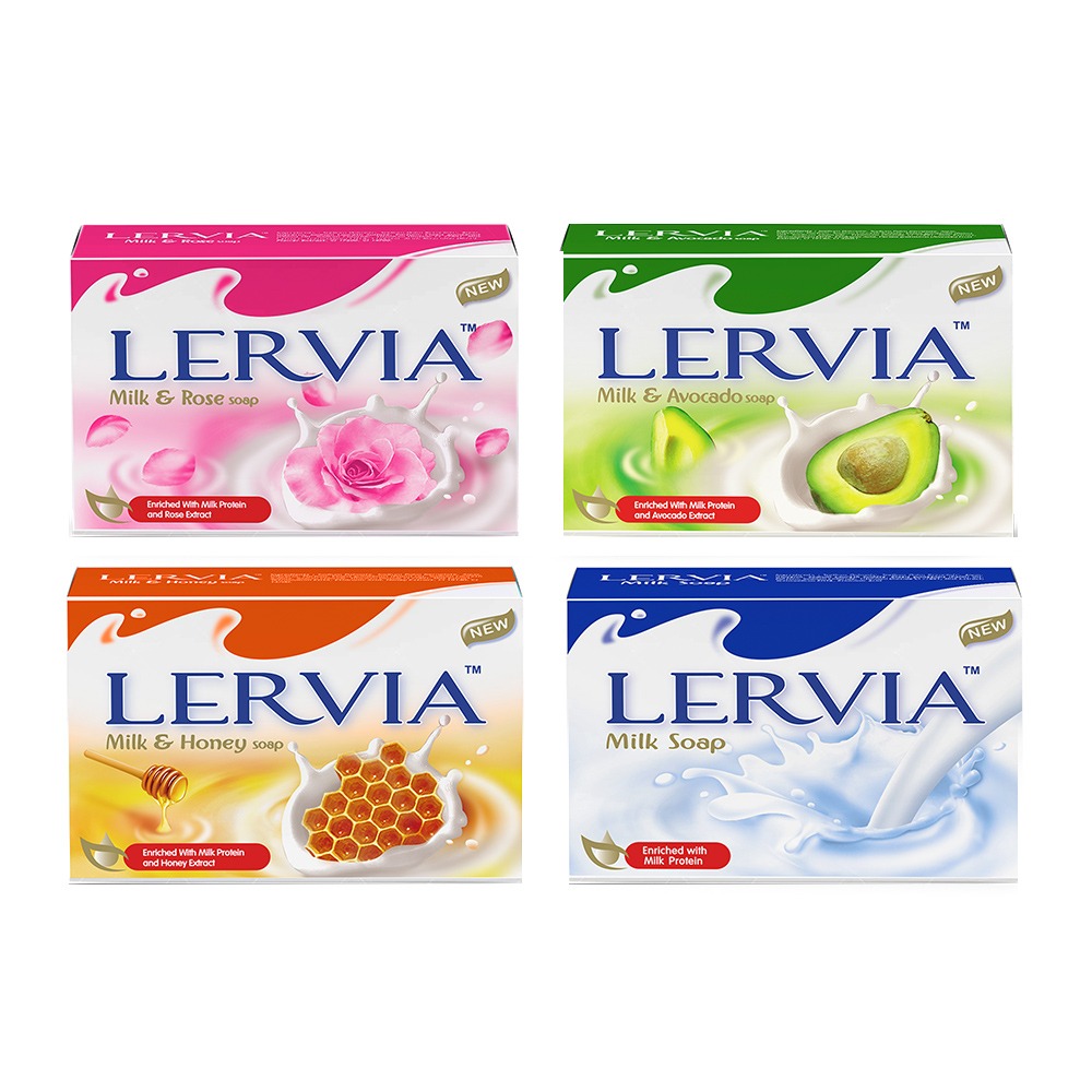 【電池哥】印尼 Lervia 牛奶香皂 肌膚皂 香皂 肥皂 清潔 保濕 滋潤 牛奶 酪梨 蜂蜜 玫瑰-細節圖2