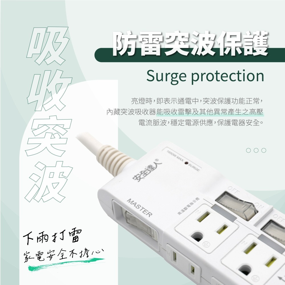 65W USB+Type-C 插座延長線 氮化鎵延長線 PD+QC USB智慧延長線 防雷擊 過載過熱斷電-細節圖4