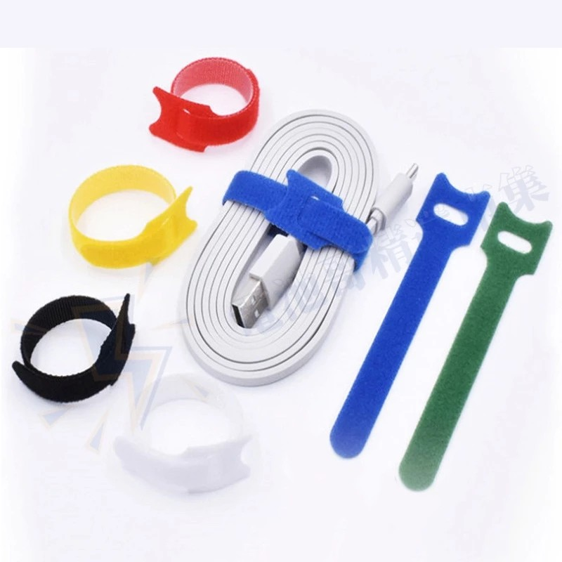 魔鬼氈束帶 束線帶 魔鬼氈束線帶 電線收納 線材收納 綁線帶 線材收納 充電線收納 理線帶 魔鬼沾束帶 整線帶-細節圖7