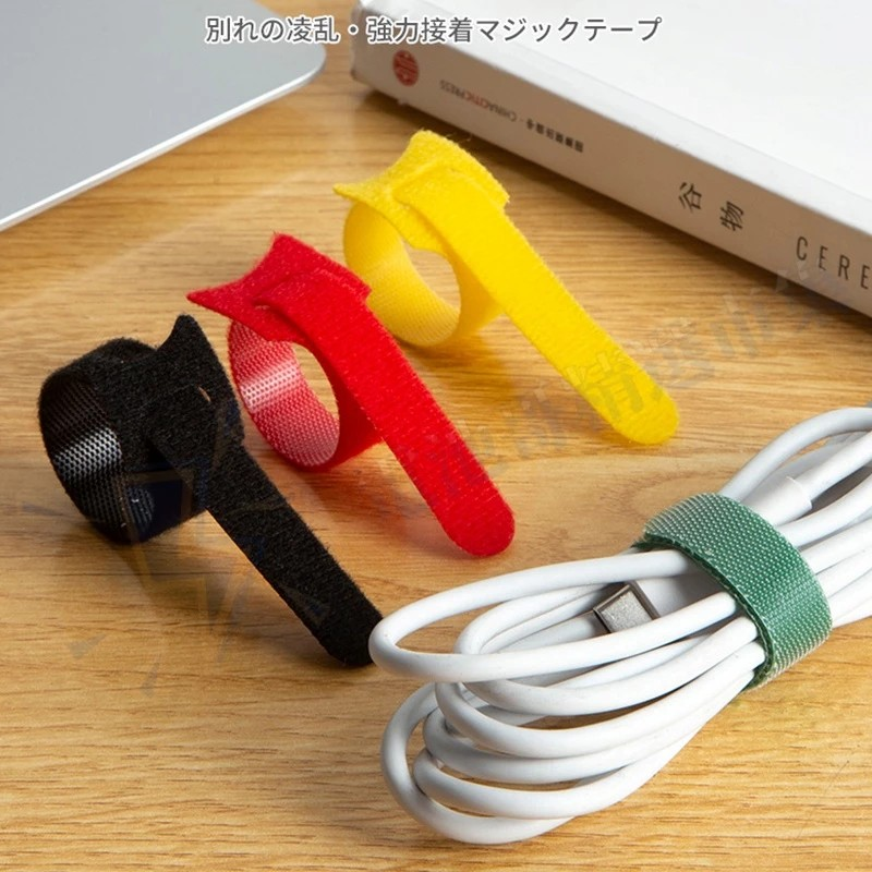 魔鬼氈束帶 束線帶 魔鬼氈束線帶 電線收納 線材收納 綁線帶 線材收納 充電線收納 理線帶 魔鬼沾束帶 整線帶-細節圖8