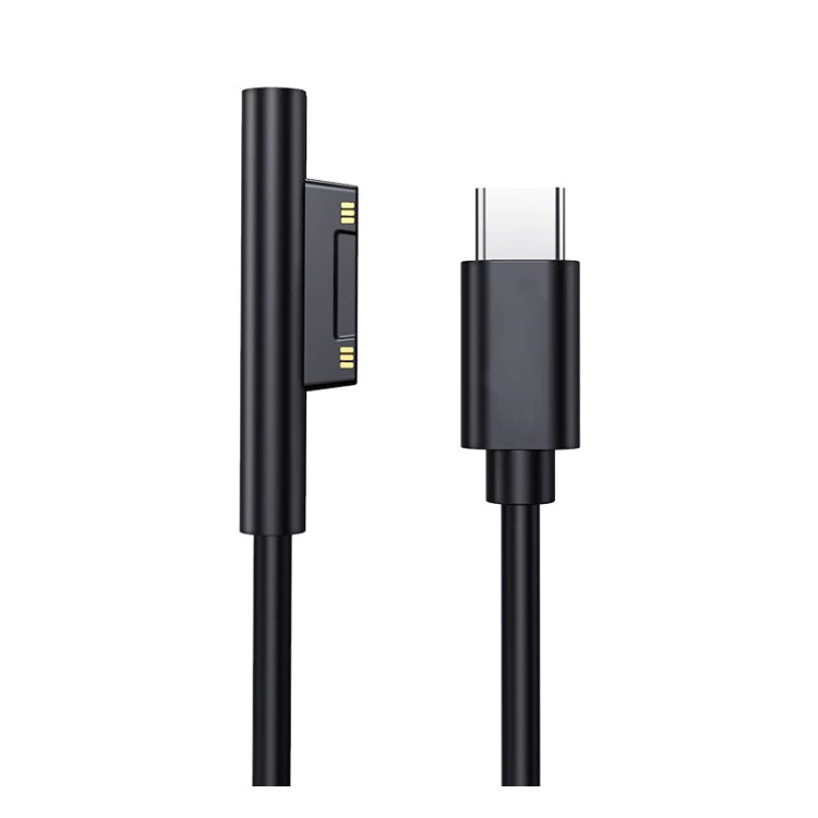 Surface充電線 微軟筆電 充電線 誘騙線 Surface pro3 pro4 pro5 pro6 GO 轉接頭-細節圖2