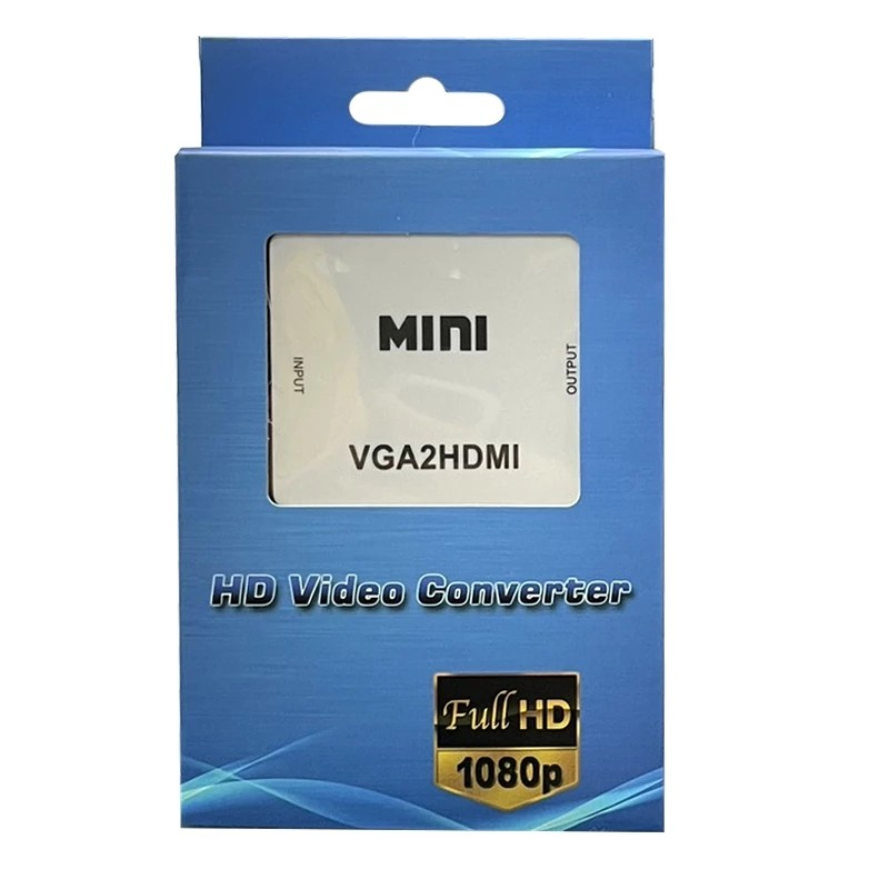VGA轉HDMI HDMI轉VGA 轉接器 高清轉換器 1080P影視 HDMI VGA 帶音頻 切換器 高清-細節圖2