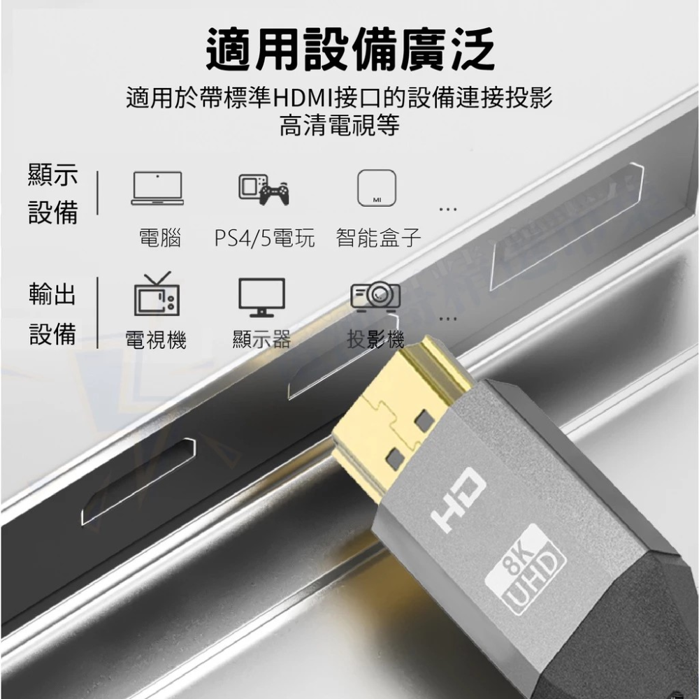 【電池哥】HDMI延長線 4K 8K HDMI線 2.0版 2.1版 HDMI轉接線 公對母 公轉母 電視線 HDR-細節圖5