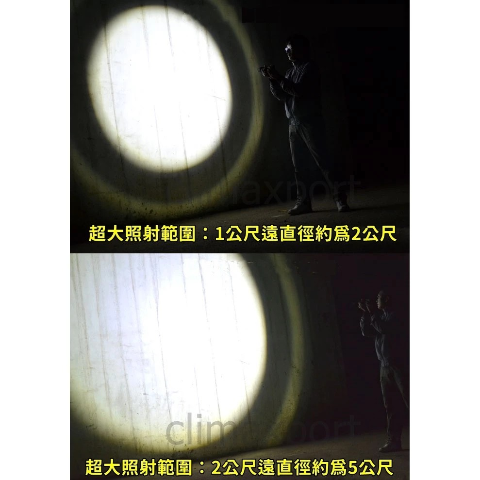 【電池哥】強光手電筒 強光 單檔 一段式 三段 五段 L2 T6 手電筒 使用18650電池 魚眼 變焦 LED手電筒-細節圖9