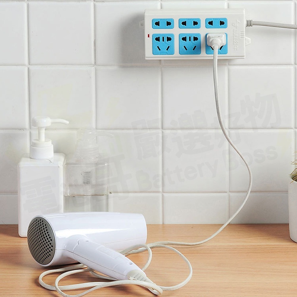 無痕粘貼式免打孔插排插座插線板掛墻壁固定器整理收納神-細節圖3